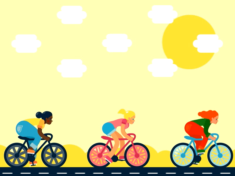 girl Bike walk riding a bicycle Gait Character person robberhose