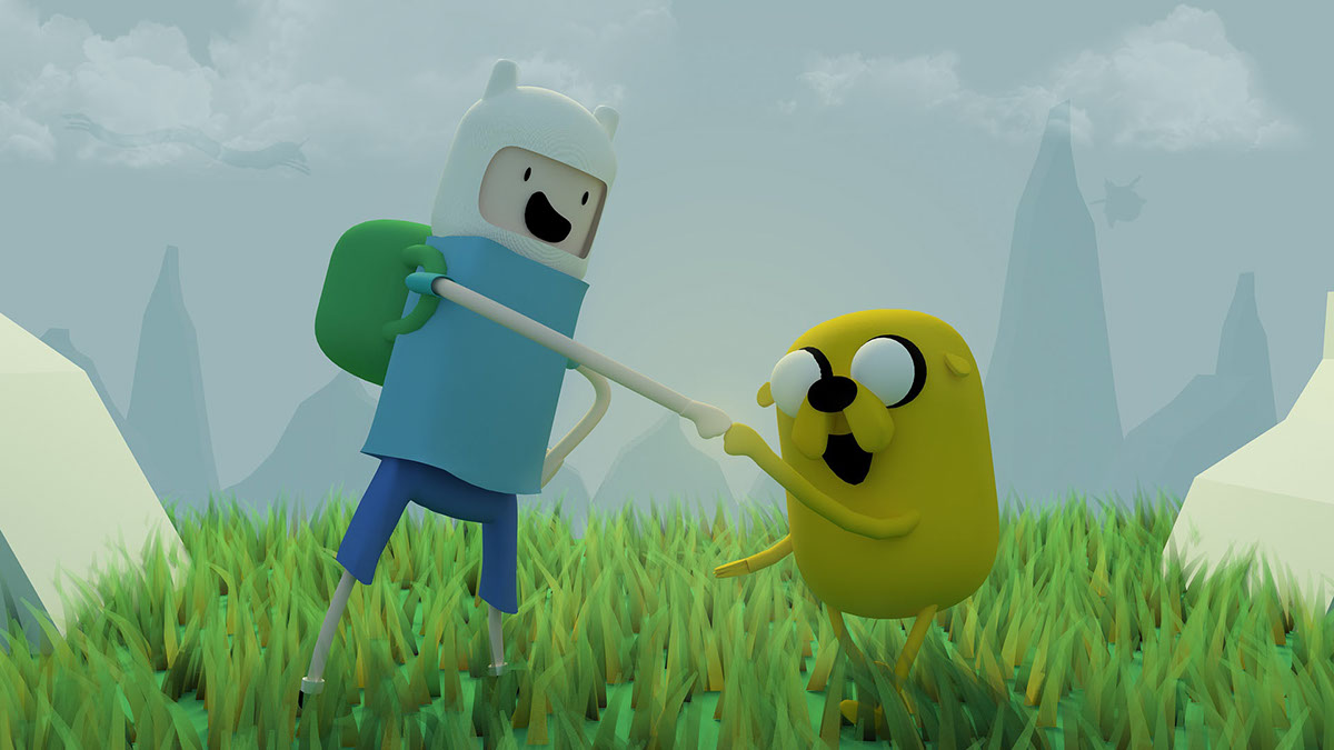 Adventure Time Finn Jake 3D