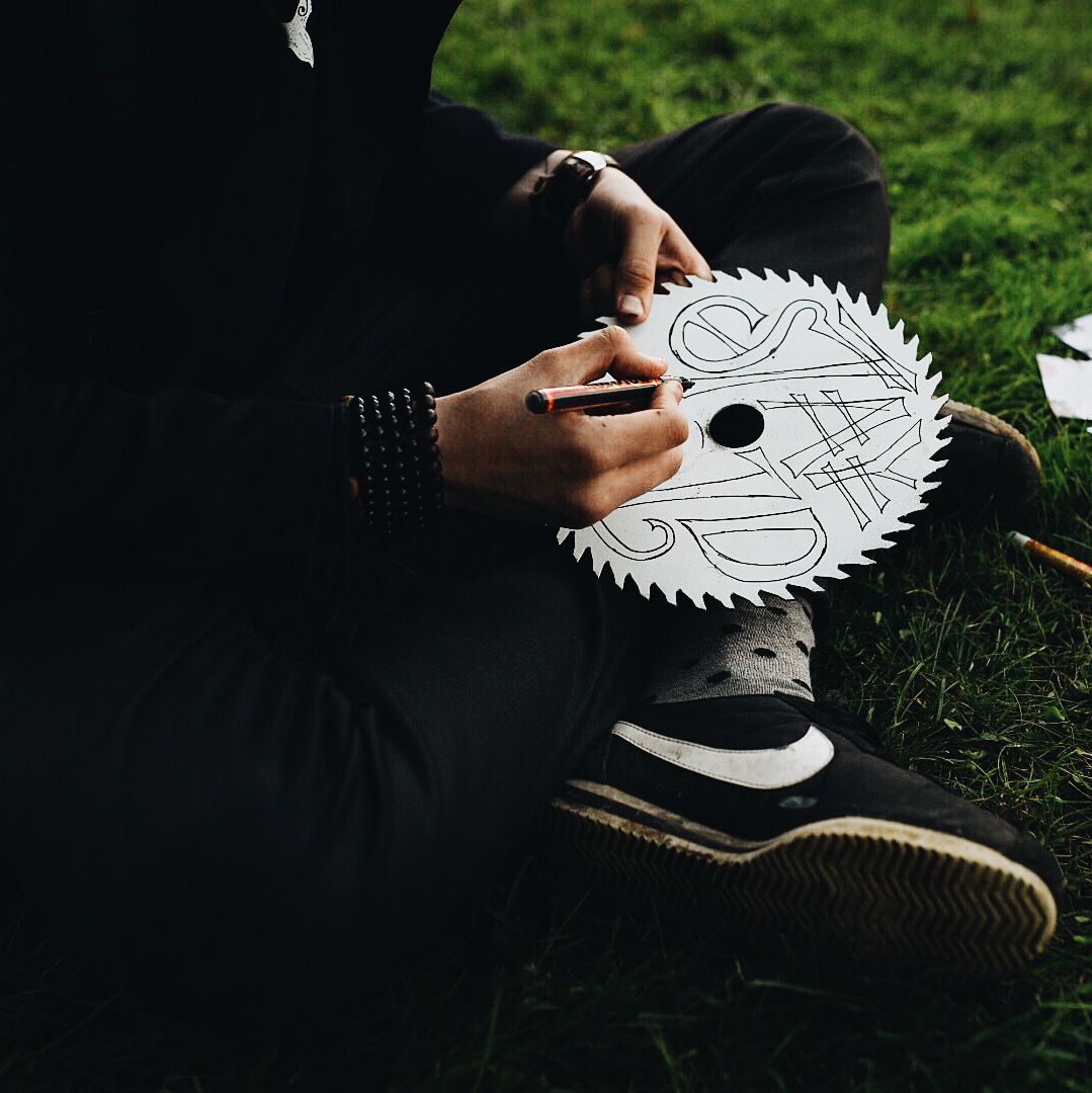 goshawaf Performance HAND LETTERING typography   Calligraphy   sign painting lettering vk fest