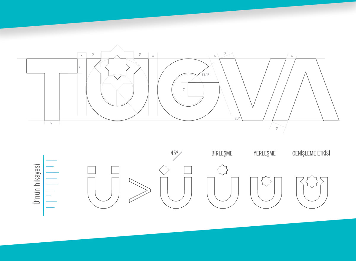 TÜGVA logo identity artwork donate