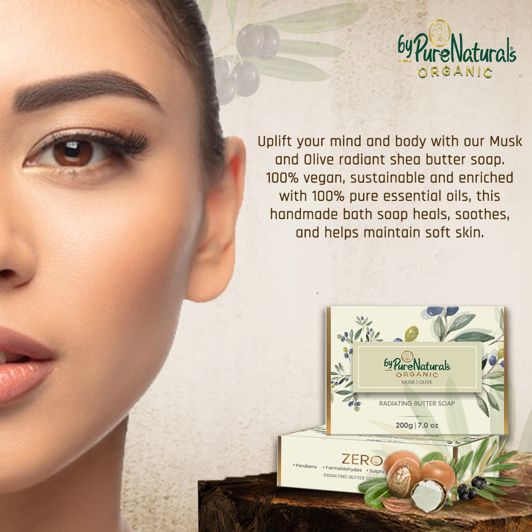 by natural organic olive skin care soft skin
