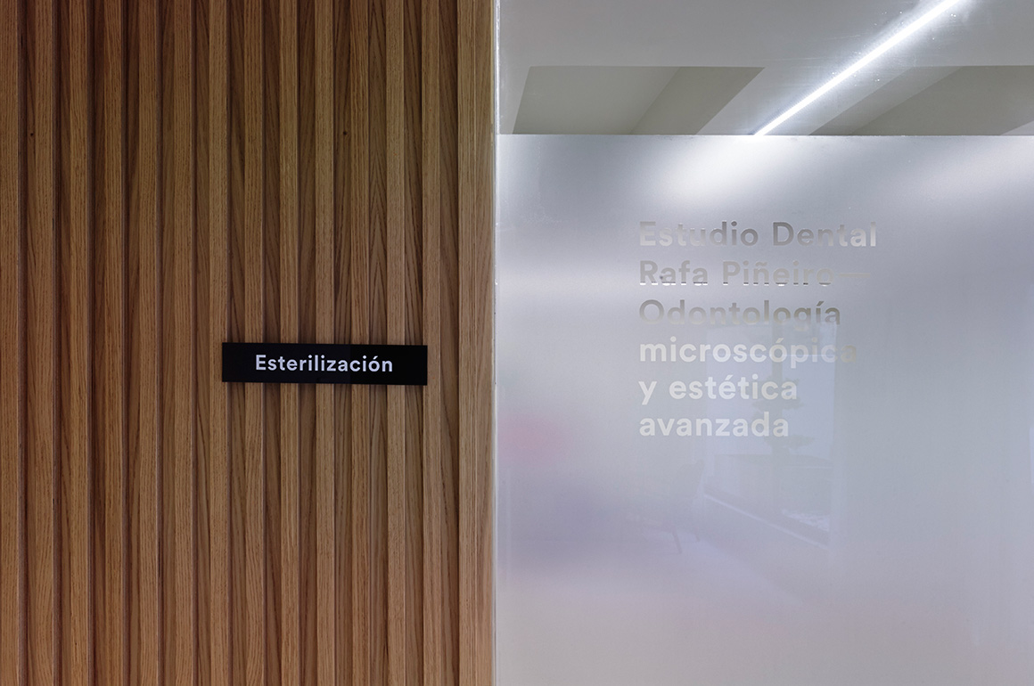 brand identity dental clinic branding print letterpress gold foil colorplan Retail design Signage