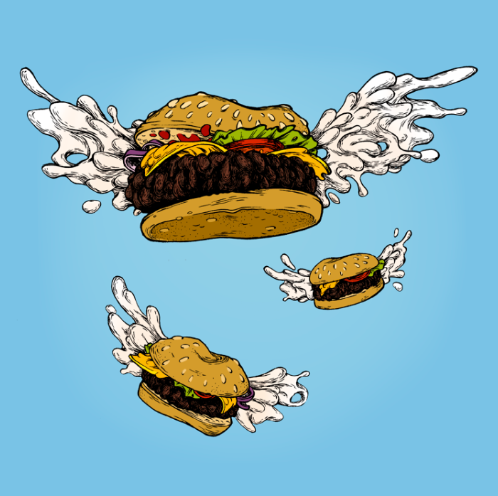 burger bob's burgers bobs burgers Burgers flying burgers Flying hamburger cheese burger 