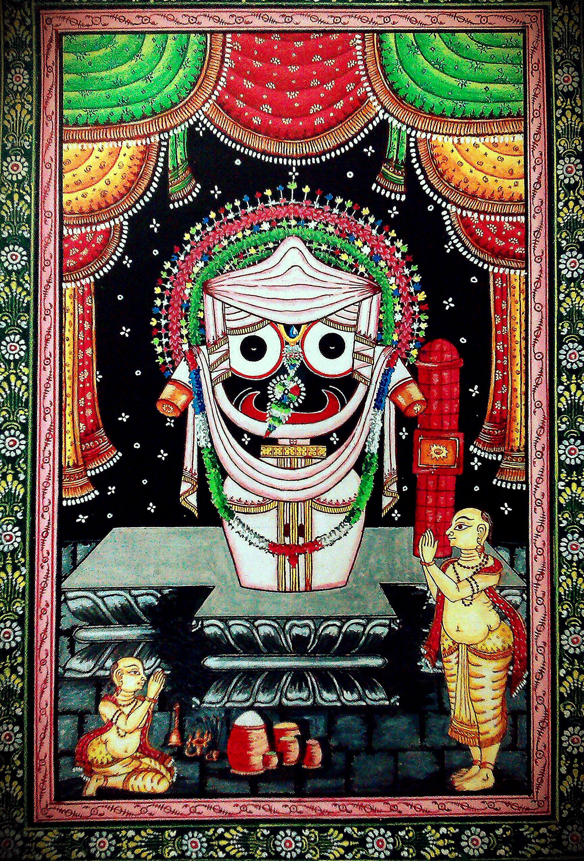 Hindu religion God jagannath   Puri Orissa iskcon rath yatra chariot festival India tradition culture heritage devotion