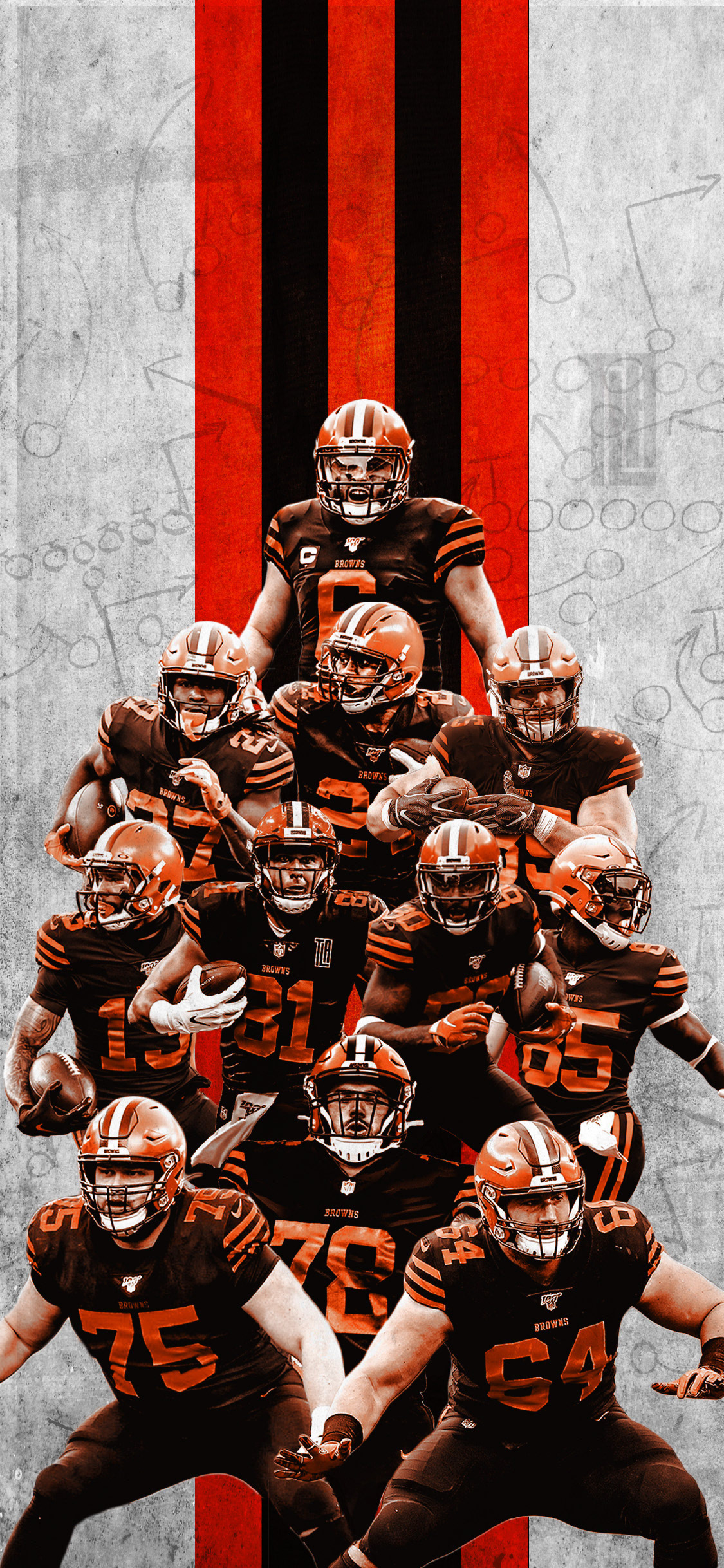 2020 Cleveland browns IPhone Wallpaper on Behance