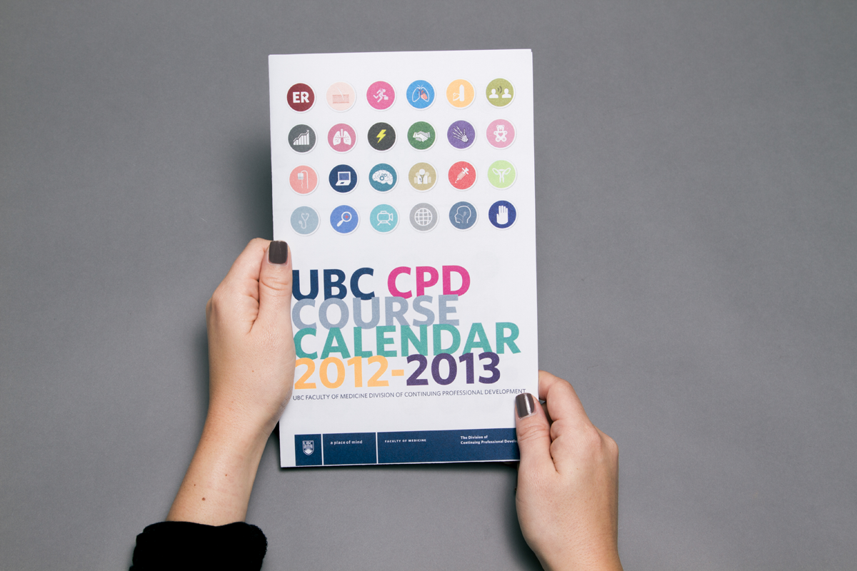 ubc University british columbia vancouver CPD calendar print