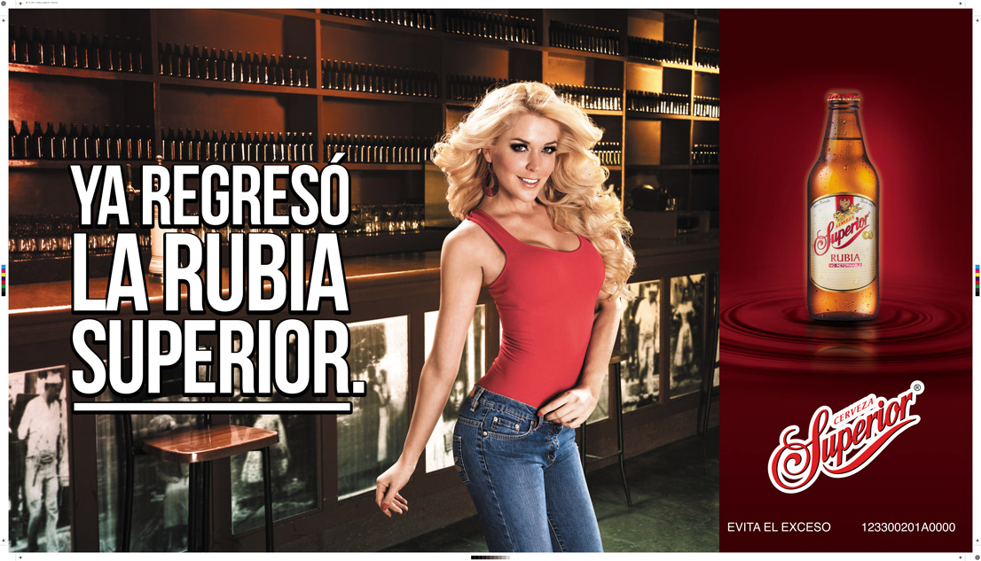 advertise woman sexy bikini Hot brunette beer blonde pretty mexico Superior cerveza