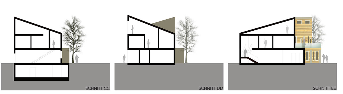#housing  #wohnbau #reihenhäuser #mixedmedia