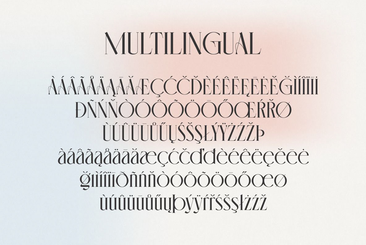 alternate branding  Display font ligature magazine modern poster serif Typeface