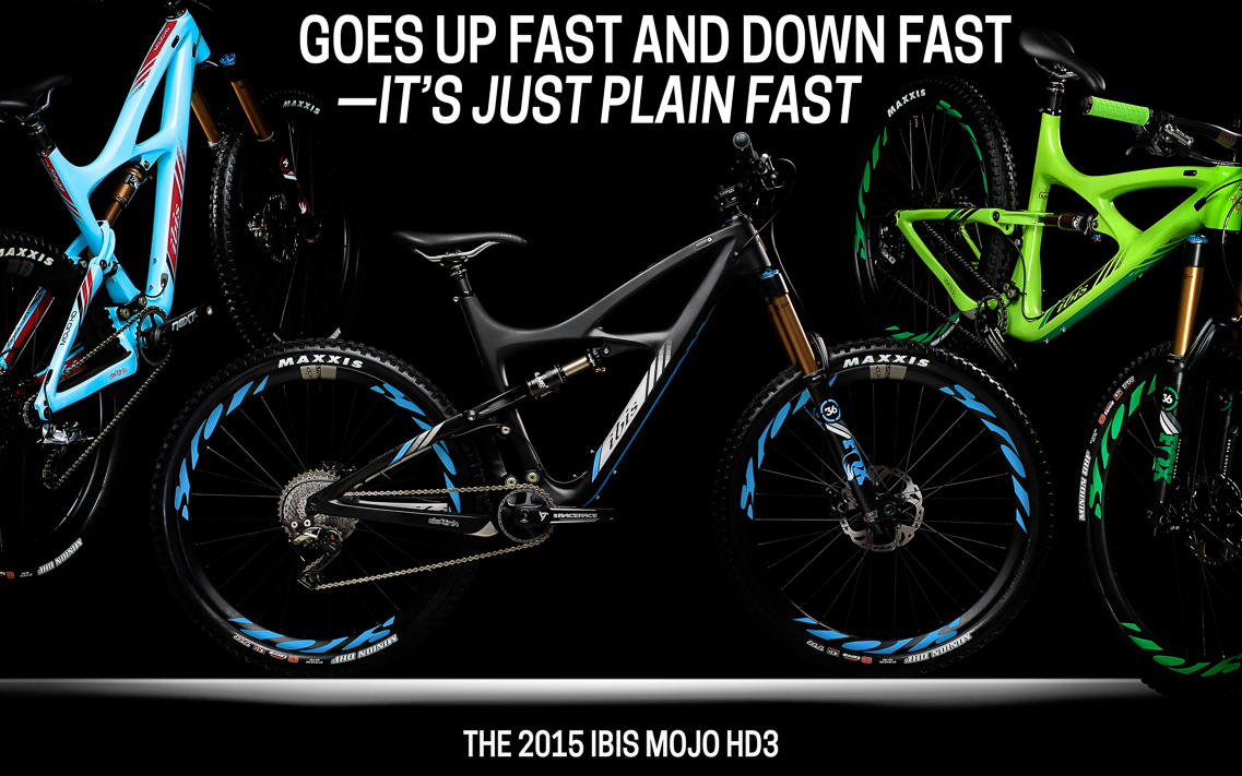 Ibis Mojo Cycling mountain Bike luxury sleek lust culture carbon fast FOX fork maxxis wheel