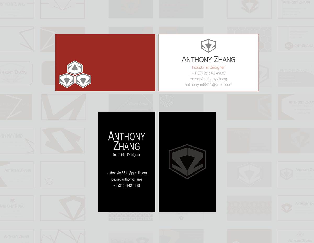 Adobe Portfolio self branding Resume portfolio business card