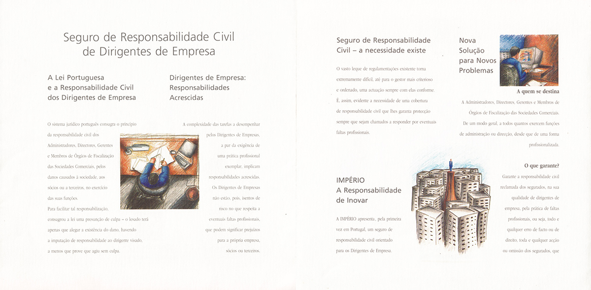 Seguros Império MCcann-Erickson Lisboa ilustration ensurance financial