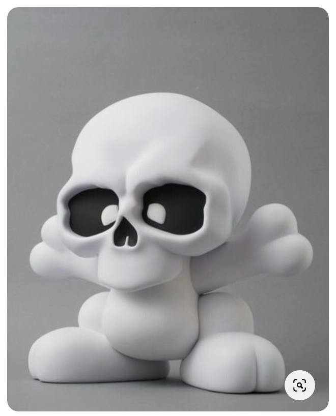 3D blender3d cartoon concept illustrations Render reslistic sculpting  skull textures
