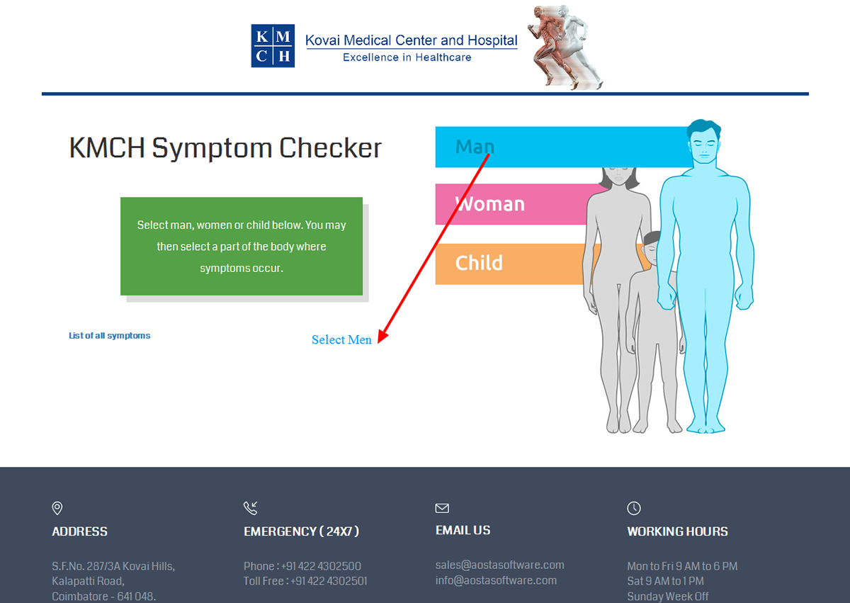 Kaiser permanente symptom checker cigna healthspring login for providers