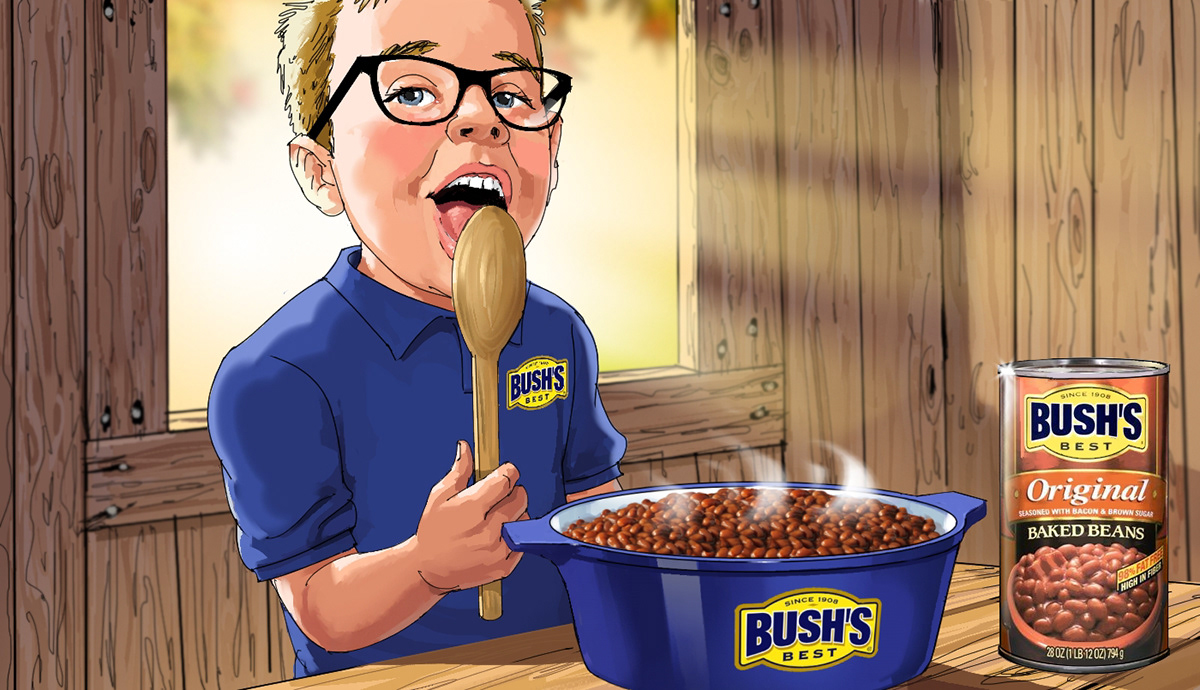 Bushs Beans Jay Bush beans Storyboards shooting boards Grillin beans