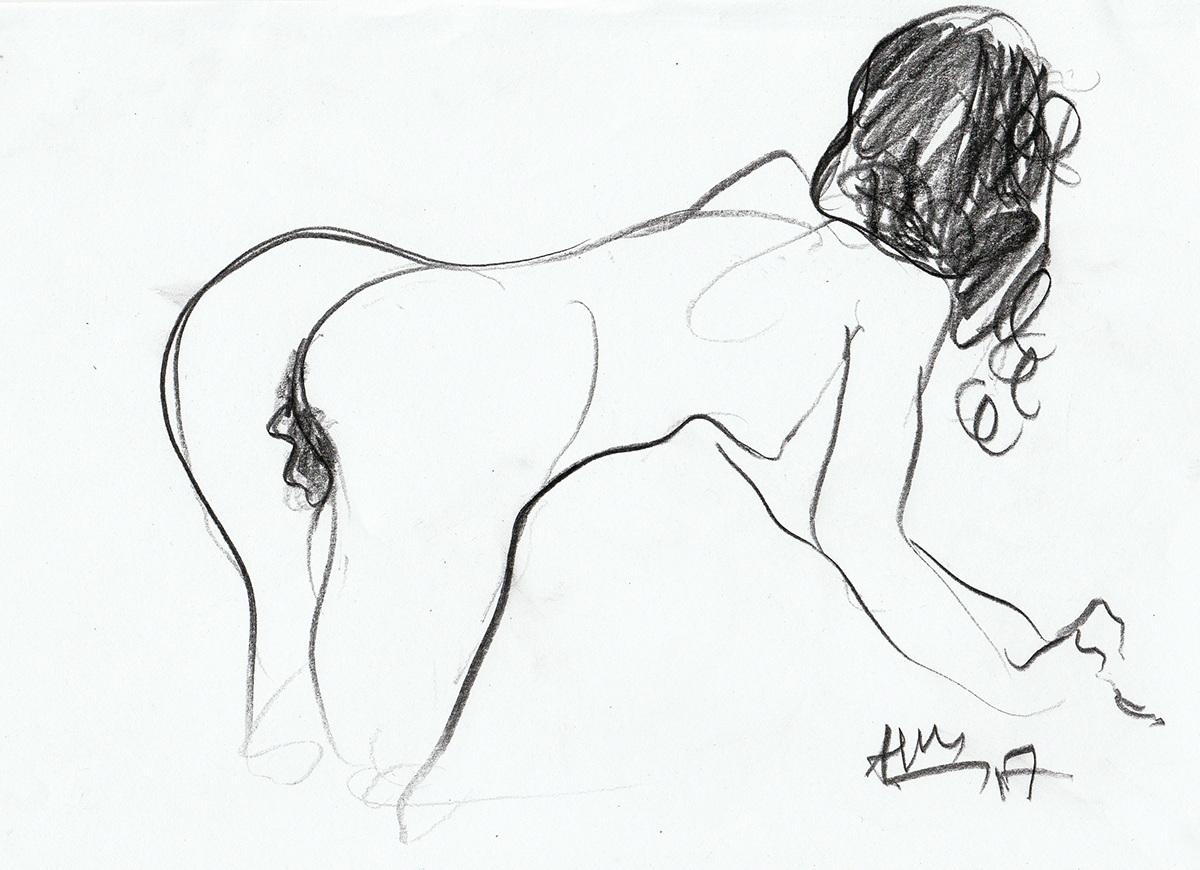 nude nude woman nude sketch hand drawing graphics woman portrait Woman figure naked pussy woman ass