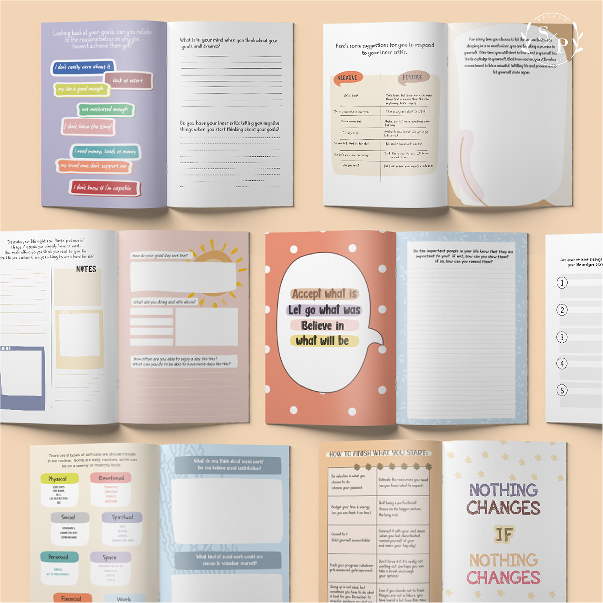 book book journal copywriting  design Diary graphic design  journal notebook notebook cover planner