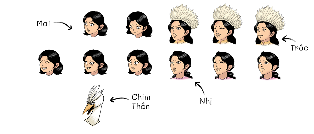 vietnam female women feminism Digital Art  ILLUSTRATION  Character design  comic