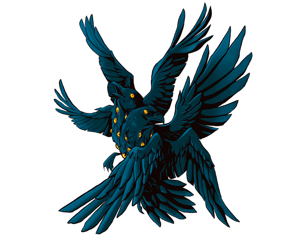 Character design  crow Digital Art  mithology norse mithology Odin raven