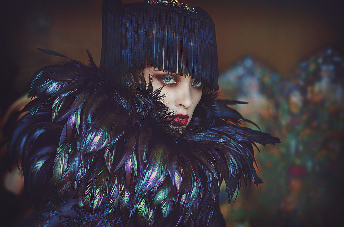 Lee Howell Photography Lee Howell Award-Winning Photography marchesa casati fashion photography period drama conceptual photography beauty retouching fashion and feathers