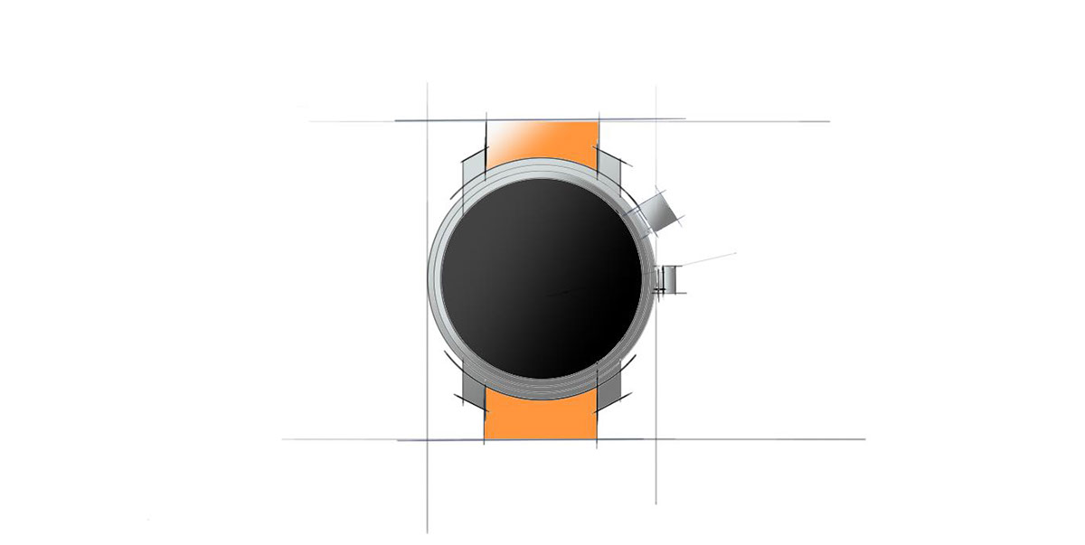 reloj diseño conceptual