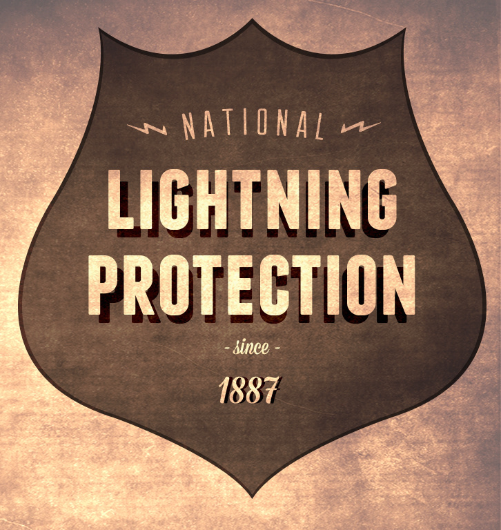 lightning Sitelab logos national protection museum vintage texture concept clean Retro cool Style effect
