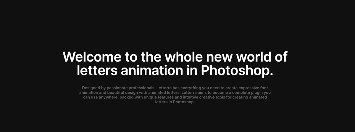 animated letters animation  letter animation lettering Photoshop Animation plugins text animation text effect typeface animation