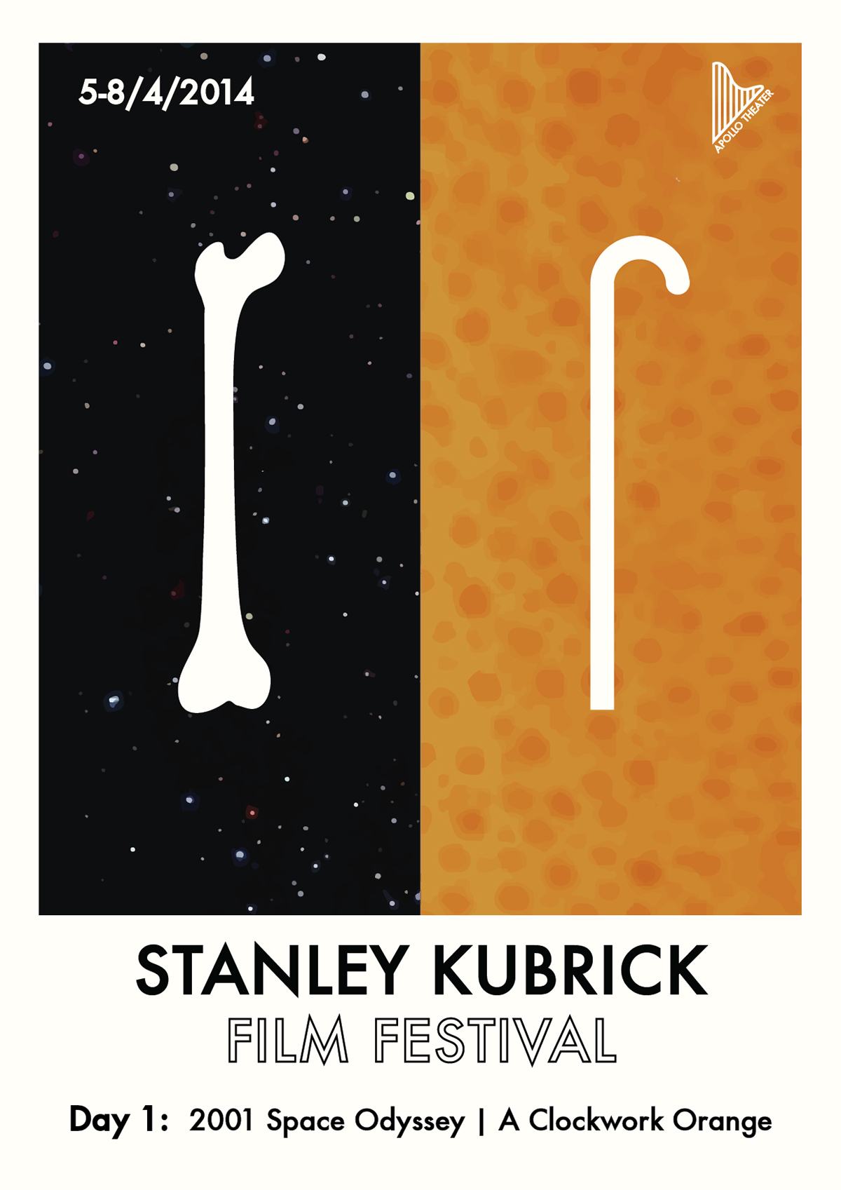 Stanley Kubrick festival Space  odyssey clockwork orange jacket shining lolita spartacus Strangelove barry lyndon Greek design