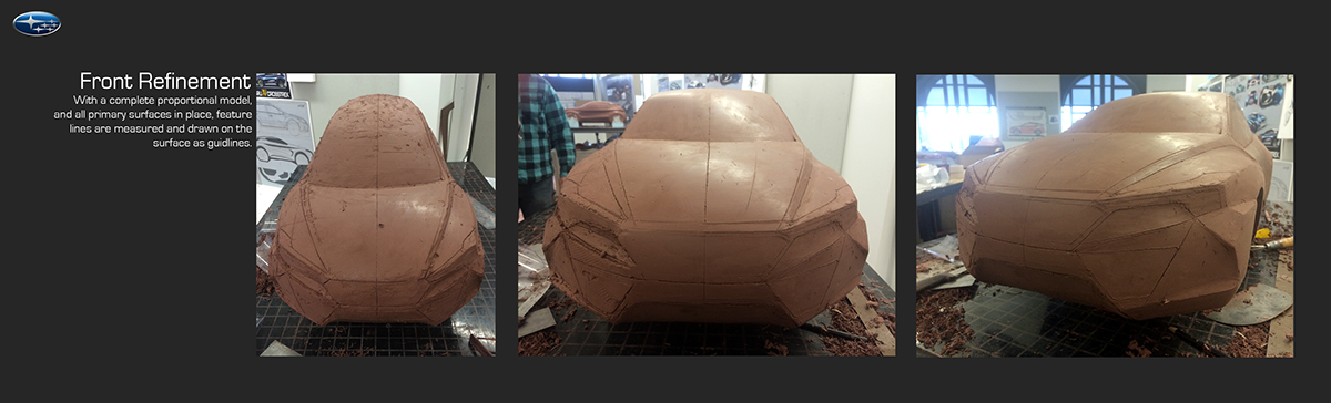 automotivedesign industrialdesign ClaySculpting Claymodel Claymodeling Subaru Scion Calty FINEART sculpture
