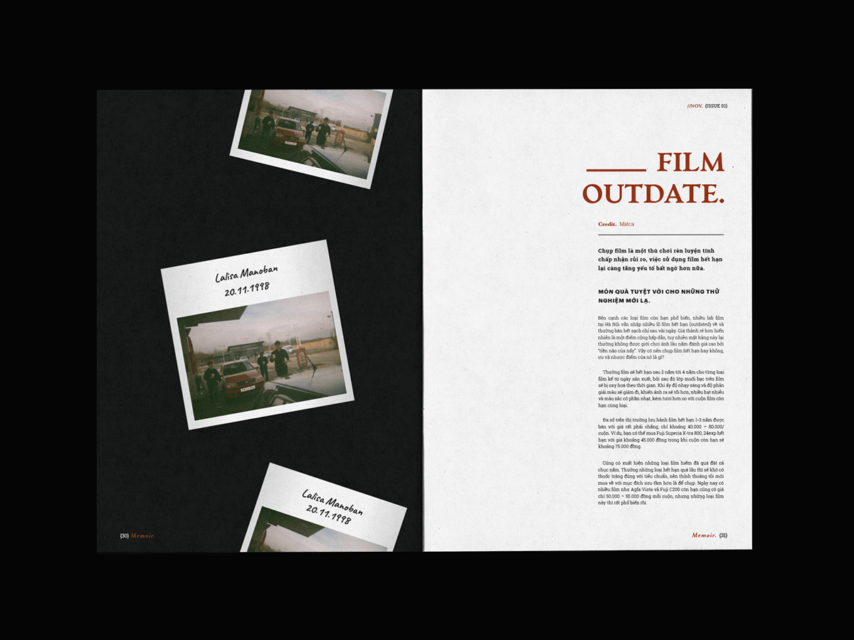 book editorial film photography Layout magazine Photography  typography  