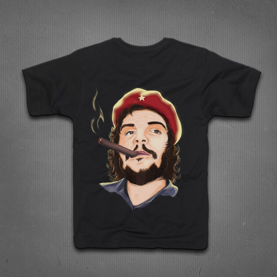 Hej hej bekræfte Brudgom Che Guevara - Digital painting & t-shirt on Behance