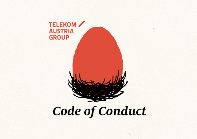 austria code of conduct group vedran klemens flat texture birds funny cartoon tag Telekom