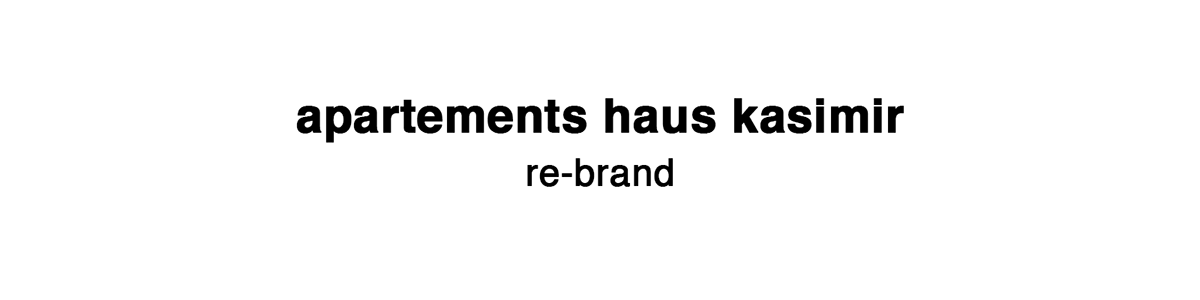 Haus Kasimir Logo concept badge design crest austria