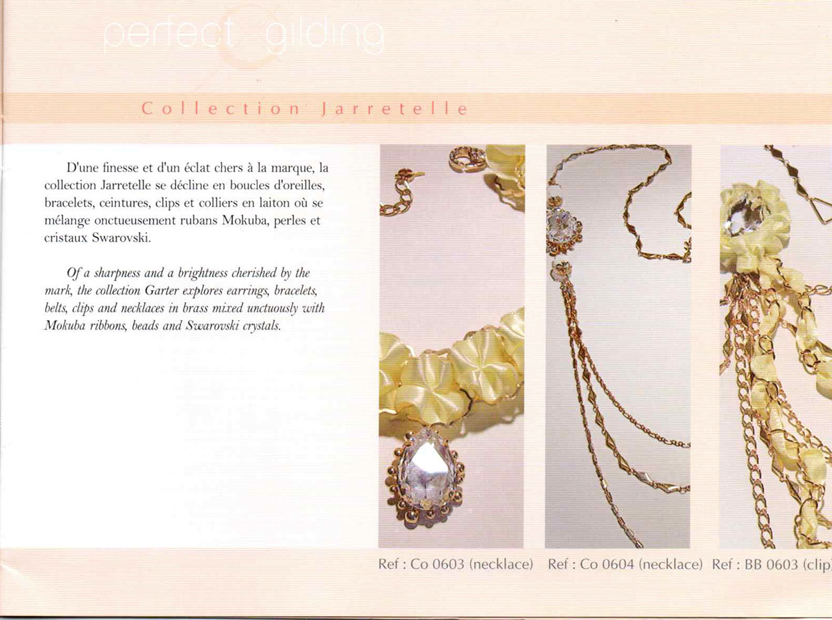 artisanat Catalogue commercial graphisme mise en page brochure bijoux bijouxfantaisie Créateur
