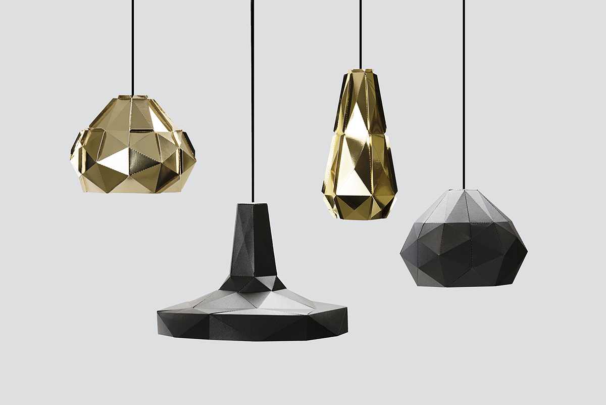 capelo lampara Lamp design poly flatpack lowpoly