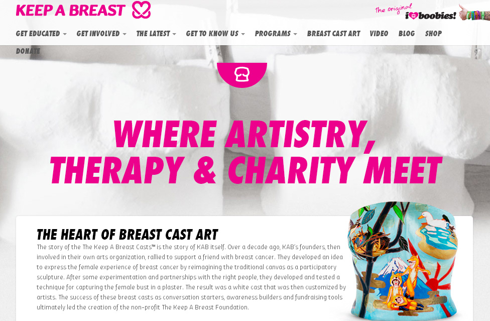 breast cancer awareness cast organic fundraiser