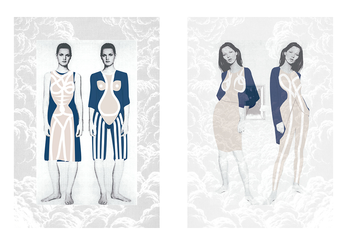 Yves Klein  fashion  conceptual design art