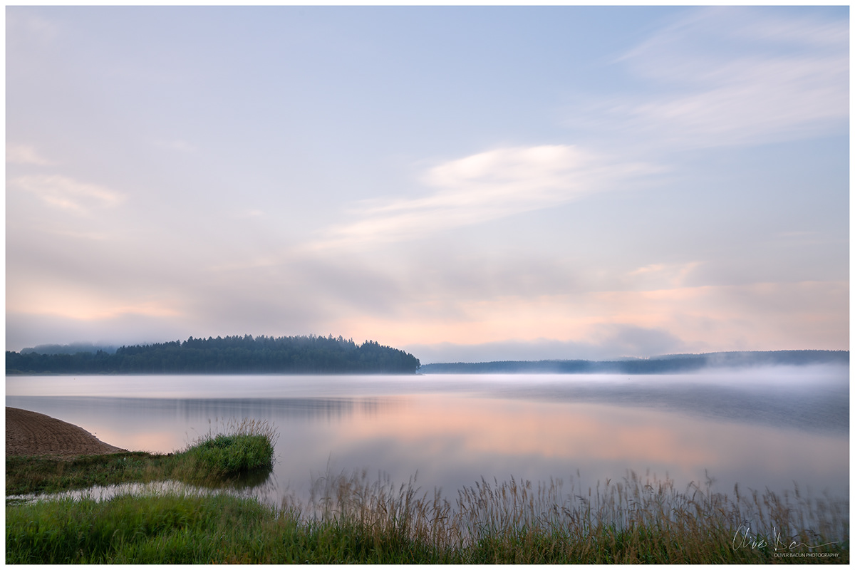 Landscape Nature Bacun long exposure Lake Lipno Czech Republic sunset Sunrise