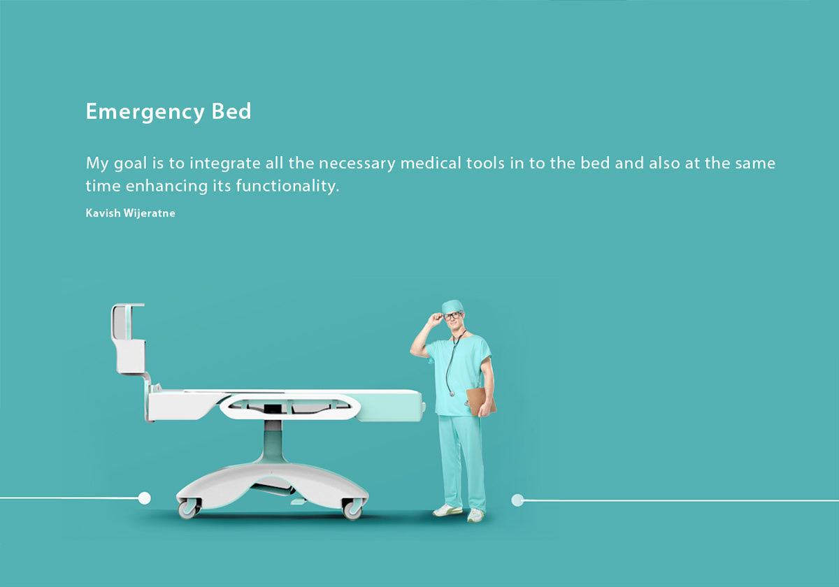 emergency bed medical bed hospital bed