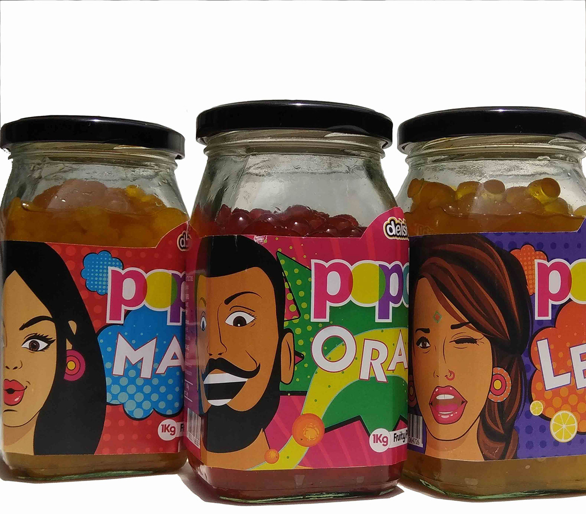 branding  Packaging Pop Art Logo Design food & beverage Patterns Digital Art  popdrop desighdimensions