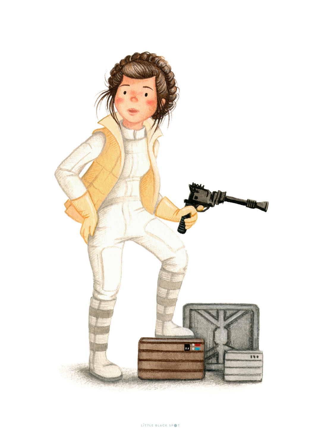 star wars Han Solo Princess Leia new hope force awakens Leia Obi-Wan darth vader jedi luke Children's Books children