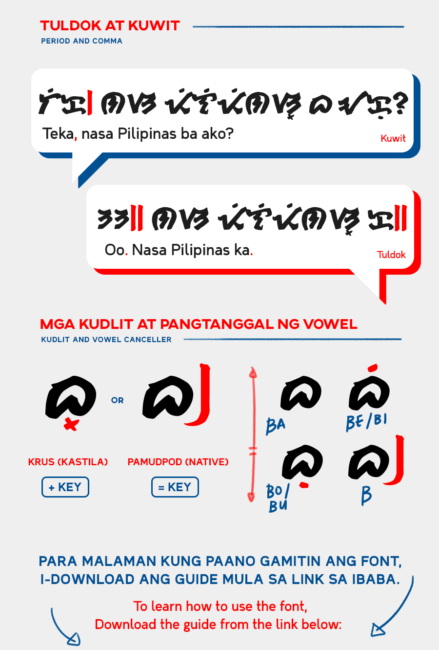Baybayin filipino free font type download brush alibata Script Pinoy