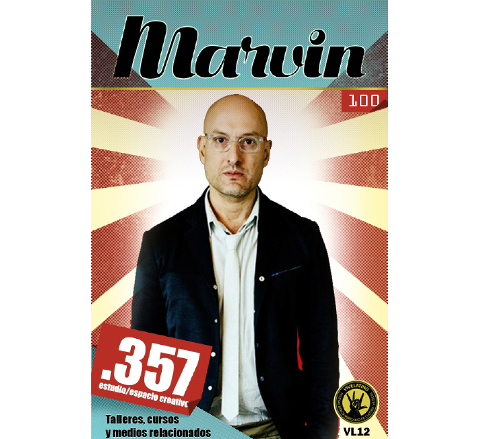revista Marvin vive latino Diseño editorial Portada mexico