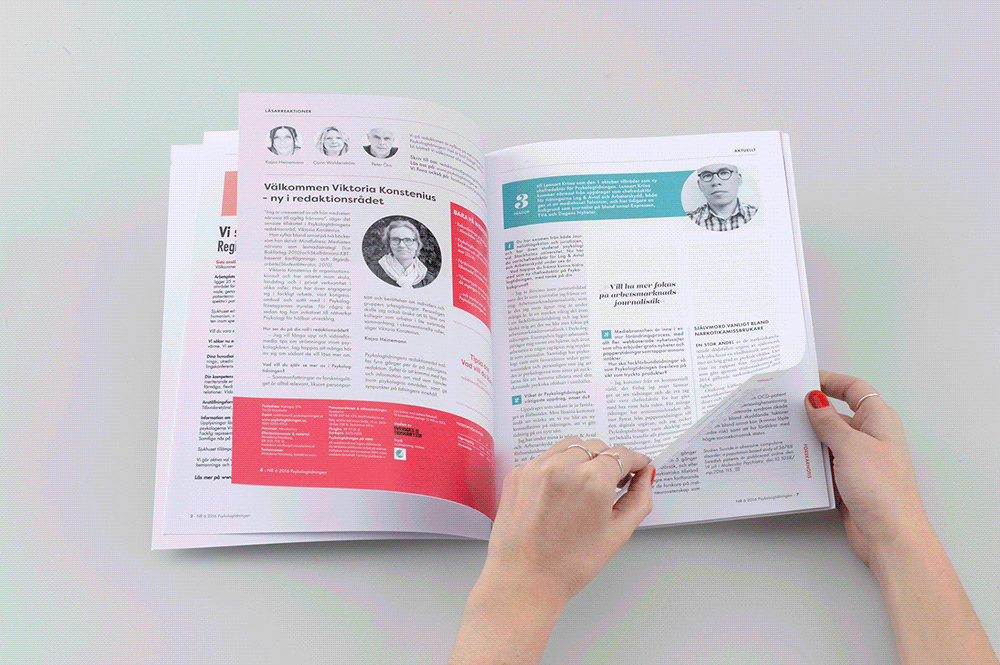 redesign magazine Layout graphic design print typography   identity