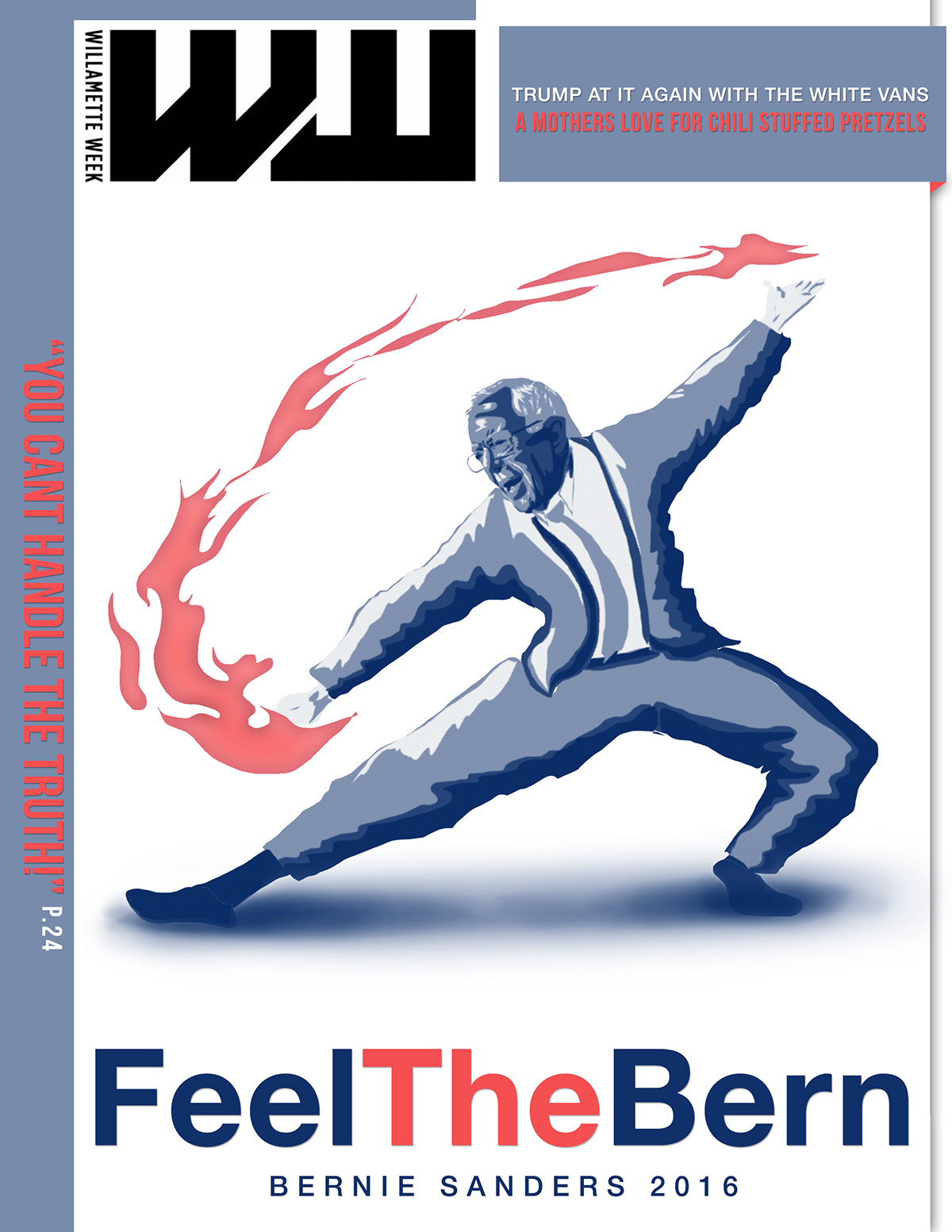 bernie sanders Bernie Sanders politics funny feelthebern Magazine Cover cover art magazine