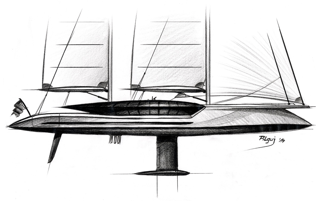 yacht sketching transportation car design photoshop planes Audi volkswagen