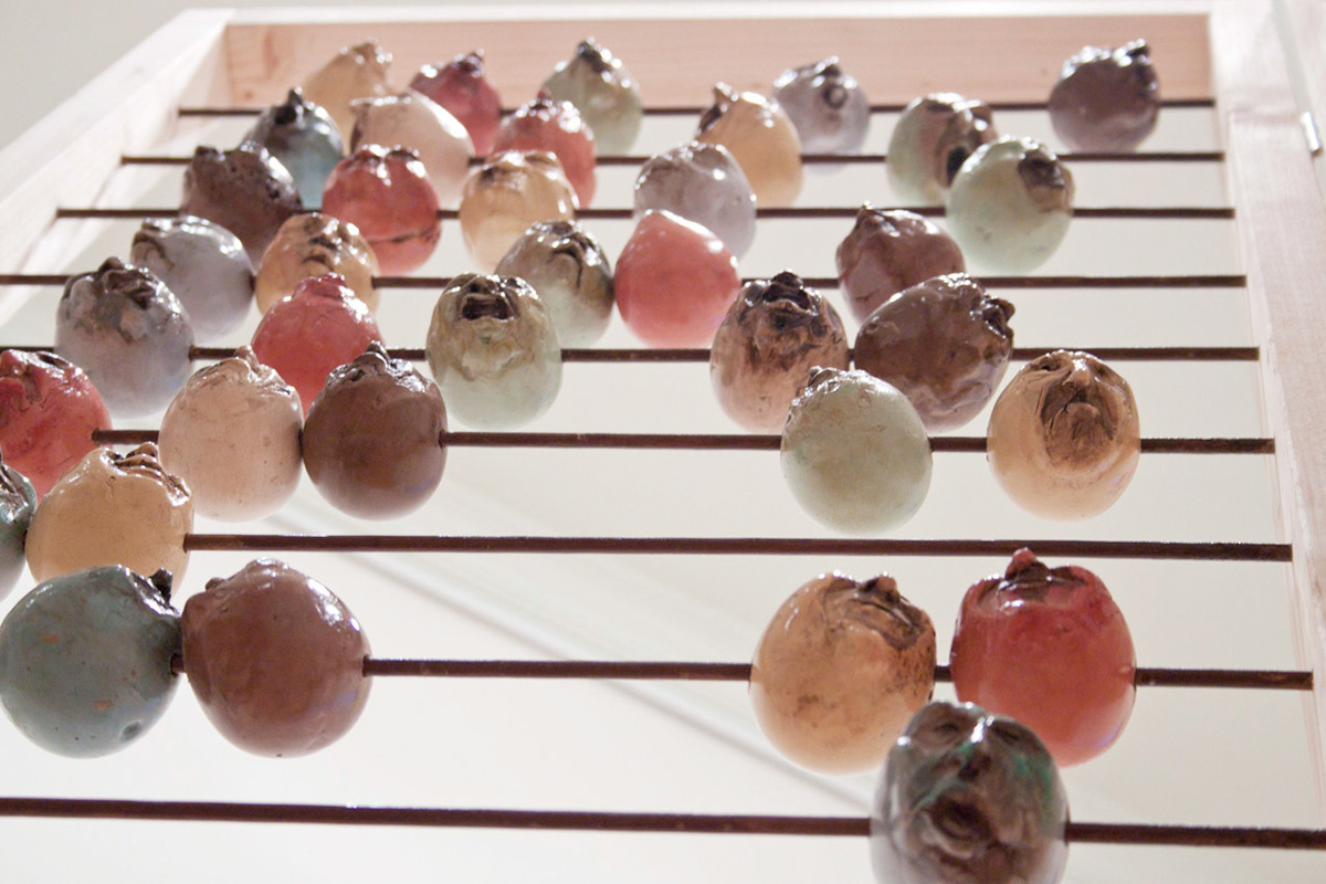 object sculpture abacus art desing möbel faces people Work  material balls ideas conept creative