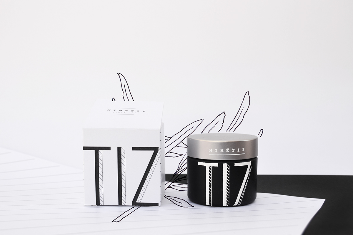 cosmetics luxury black and white packaging design brand concept design cream illustrations lineal