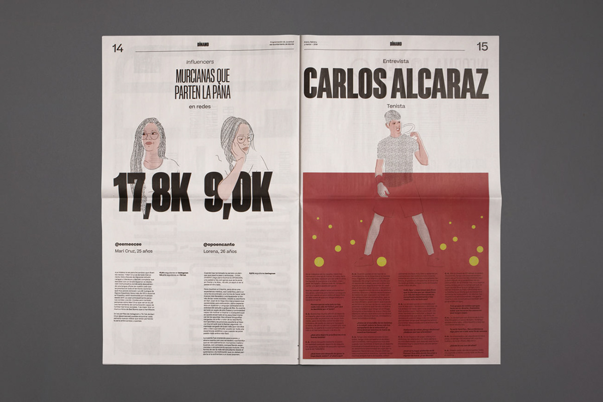 newspaper periodico Diseño editorial ilustracion ILLUSTRATION  editorial design 