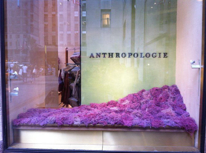 Anthropologie Window Display  retail display  installation